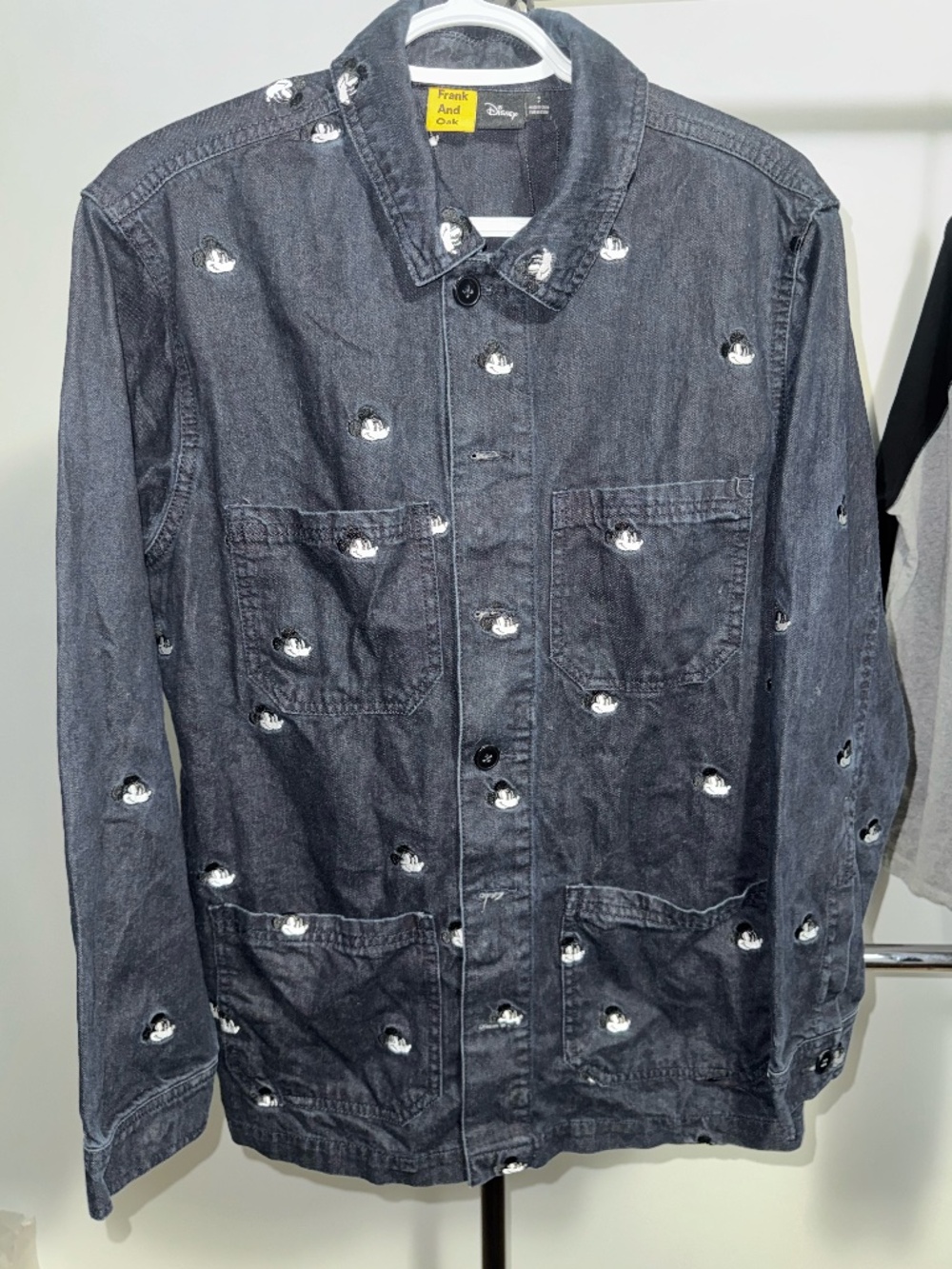 Frank And Oak x Disney Mickey Mouse Special Edition Denim Overshirt